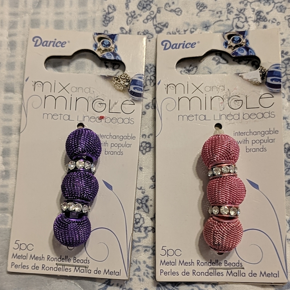 💖💜 2 pack beads.